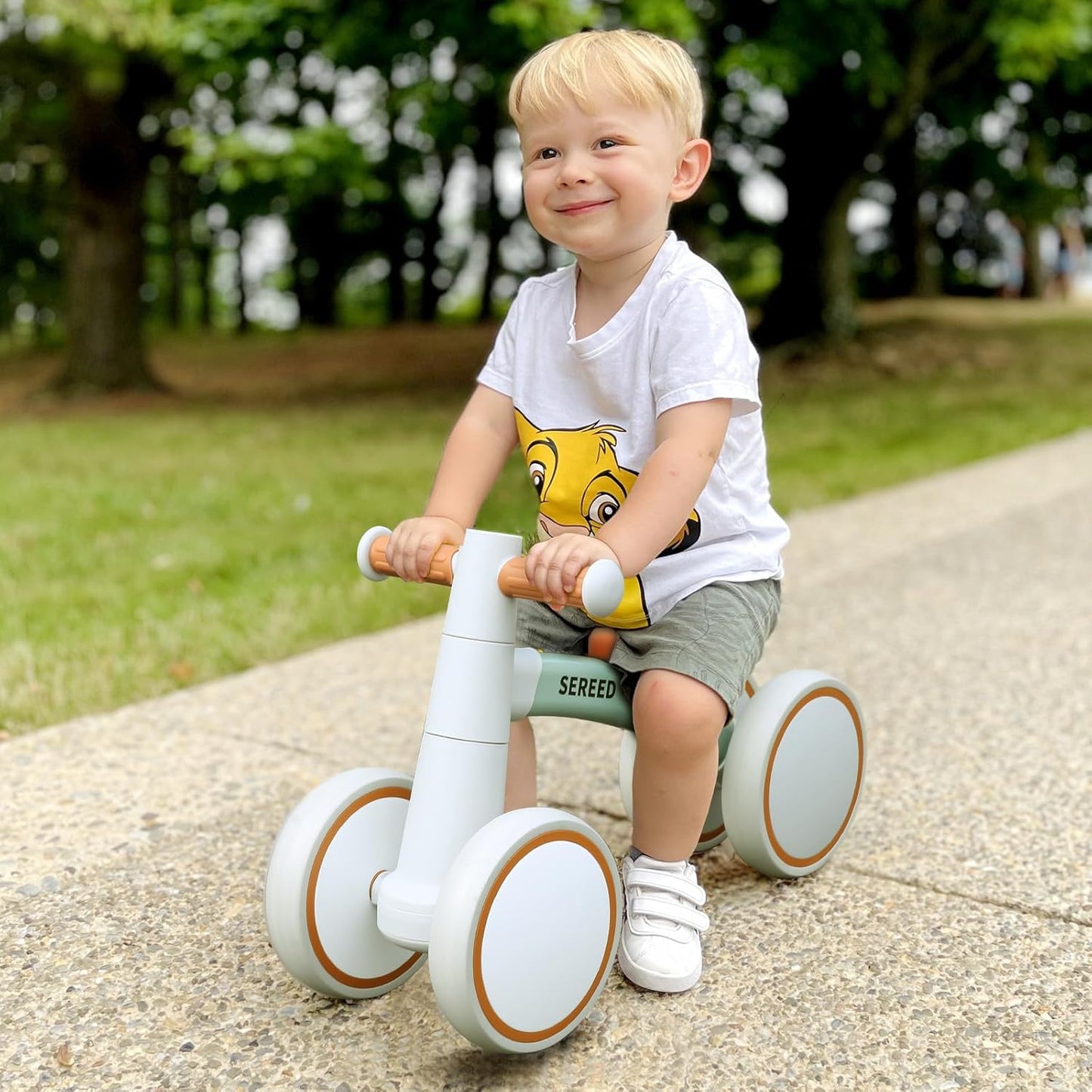 SEREED Baby Balance Bike for 1 Year Old Boy Girl, First Birthday Gift Toy